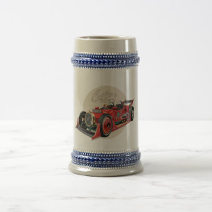 Aangepaste retro race auto concept bierpul