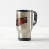 Aangepaste retro race auto concept reisbeker (Voorkant rechts)