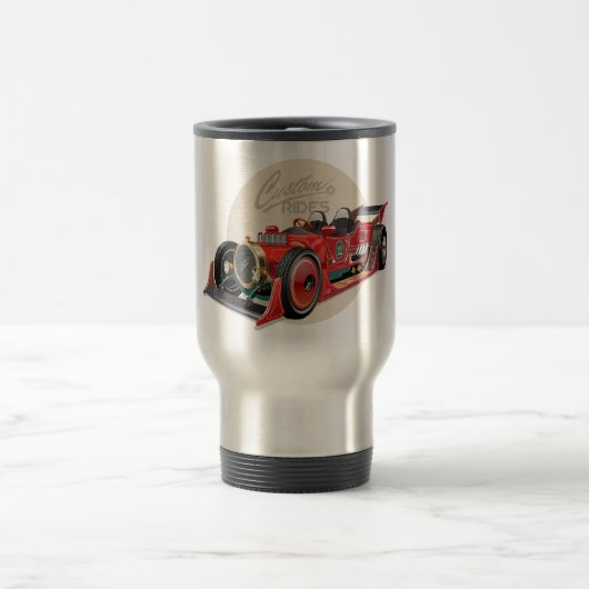 Aangepaste retro race auto concept reisbeker (Center)