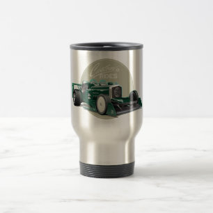 Aangepaste retro race auto concept reisbeker