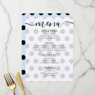 Aangepaste Retro Stippen Menu