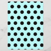 Aangepaste Retro Stippen Menu (Achterkant)