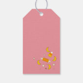 Aangepaste Retro Trick or Treat of Halloween-feest Cadeaulabel (Achterkant)