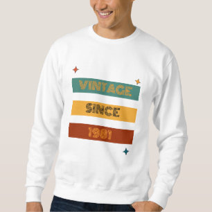 Aangepaste Retro Verjaardag Elke Leeftijd Vintage  Trui