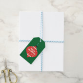 Aangepaste Retro-versiering Cadeaulabel (Met Touw)