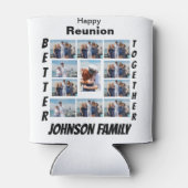 Aangepaste reünie 11 fotocollage blikjeskoeler (Achterkant)