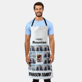 Aangepaste reünie 11 fotocollage schort (Gedragen)