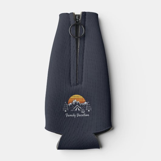 Aangepaste reünie Camping Vacking Reunion Reunion Flesjeskoeler (Achterkant)