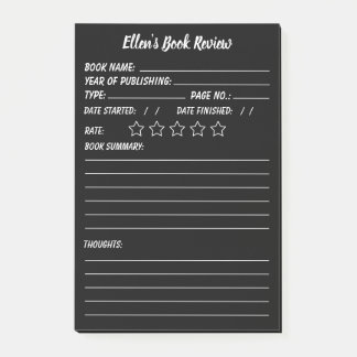 Aangepaste Review boeken en info Notes