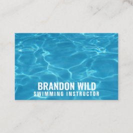 Aangepaste "rimpels van water" (UK/Euro) Visitekaartje