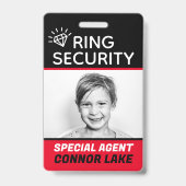 Aangepaste Ringbeveiliging Ringdrager Huwelijksbev Badge (Achterkant)