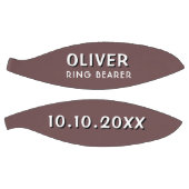 Aangepaste Ringdrager naam bruiloft datum keepomwi Basketbal (Panelen)