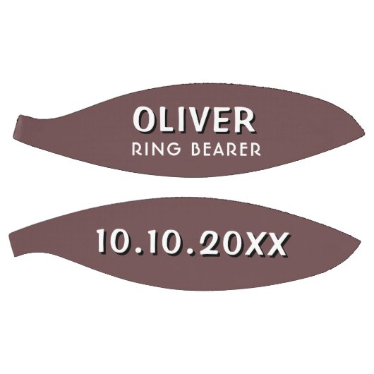 Aangepaste Ringdrager naam bruiloft datum keepomwi Basketbal (Panelen)