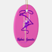 Aangepaste ritmische gymnastieklint keramisch ornament (Rechts)