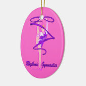 Aangepaste ritmische gymnastieklint keramisch ornament (Links)