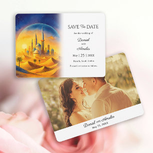 Aangepaste Riyad Saoedi-Arabië Bestemming Save The Date