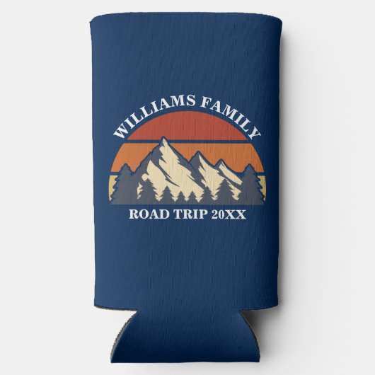 Aangepaste Road Trip Mountain Sunset (Achterkant)