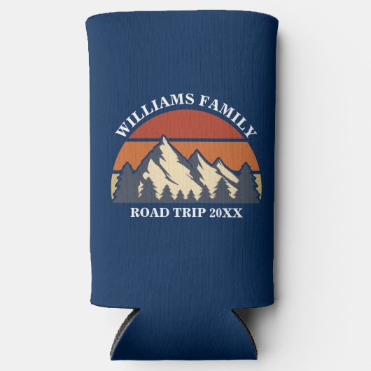 Aangepaste Road Trip Mountain Sunset (Voorkant)