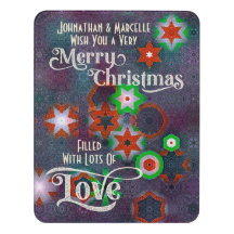 Aangepaste rode groene Abstracte sterren voor fijn