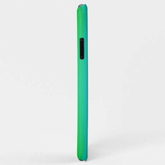 Aangepaste rode, groene blauwe strepen Case-Mate iPhone case (Achterkant/rechts)