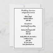 Aangepaste Rode Hart Bruiloft E Kaart Invitation (Achterkant)