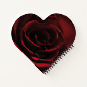 Aangepaste rode rode roze LOVE MET UITZONDERING Notitieboek (Achterkant)