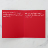 Aangepaste rode rozen Cupido Trendy Romantisch Val Kaart (Binnen)