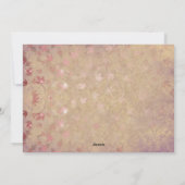 Aangepaste  rode rozen Valentijnsdag Feestdagenkaart (Achterkant)