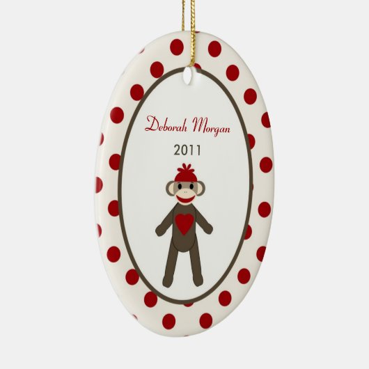 Aangepaste rode sokaap voor sierdoeleinden keramisch ornament (Rechts)