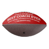 Aangepaste Rode Team Beste coach Ooit Fotocollage American Football (Gedraaid 270)