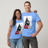 Aangepaste rode telefoonbox Londen Big Ben Clock T-shirt (Unisex)