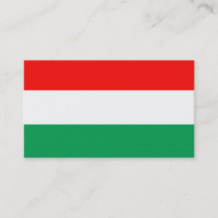 AANGEPASTE rode, witte en groene Visitekaartje