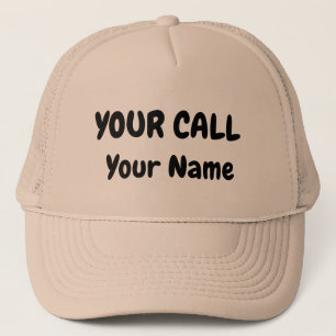 Aangepaste roepnaam trucker pet