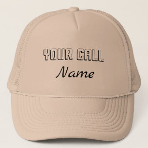 Aangepaste roepnaam trucker pet