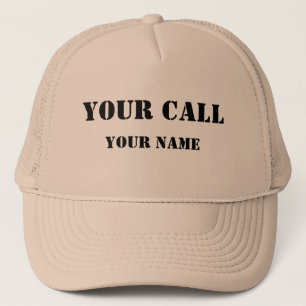 Aangepaste roepnaam trucker pet
