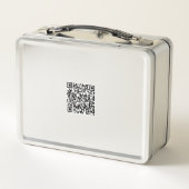 Aangepaste Roestvrije Lunchbox – Naam & QR-code (Achterkant)