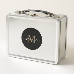 Aangepaste Roestvrije Lunchbox – Naam & QR-code