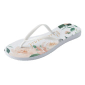 Aangepaste Romantische tuingriesmaid Teenslippers (Schuin)