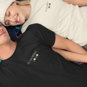 Aangepaste Romeinse nummerdatum Jubileum groen Tri-Blend Shirt