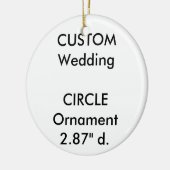 Aangepaste ROND keramische hangende decoratieve de Keramisch Ornament (Links)