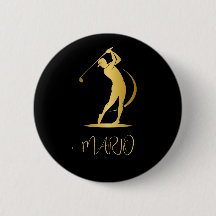 Aangepaste Ronde Button met golfontwerp