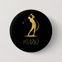 Aangepaste Ronde Button met golfontwerp