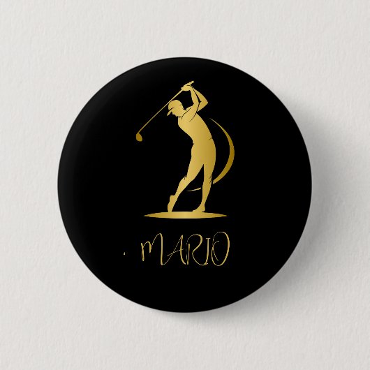 Aangepaste Ronde Button met golfontwerp (Voorkant)