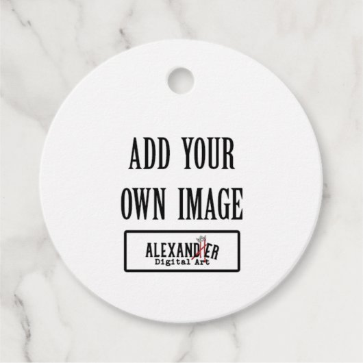 Aangepaste ronde cadeaus en bedankjes labels (Voorkant)