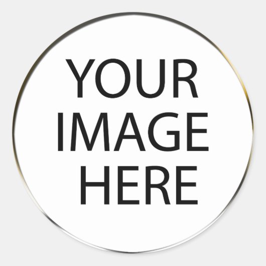 Aangepaste ronde envelop voor afdichtingen/Sticker Sticker (Voorkant)