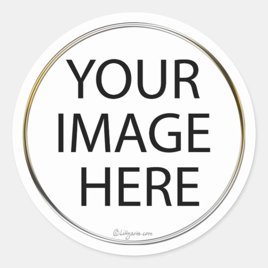 Aangepaste ronde envelop voor afdichtingen/Sticker Sticker (Voorkant)