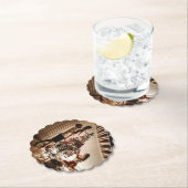 Aangepaste ronde fotounderzetter kartonnen onderzetters (Insitu)