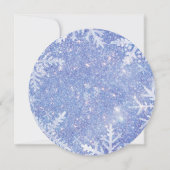 Aangepaste ronde kerst Kaart met foto (Achterkant)