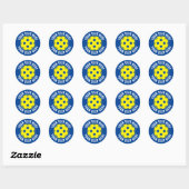 Aangepaste ronde pekeltennisstickers ronde sticker (Vel)