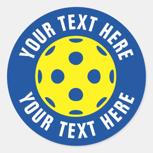 Aangepaste ronde pekeltennisstickers ronde sticker (Voorkant)